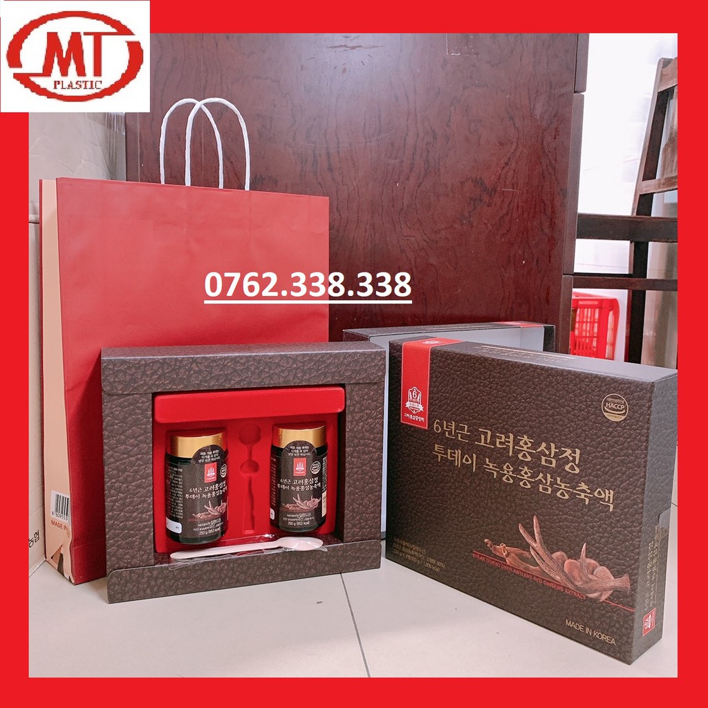 [chính hãng giá sỉ] Cao hồng sâm nhung hươu 2 lọ 250g*2 date mới