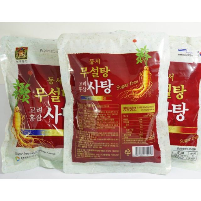 Kẹo sâm cứng Korea 500g