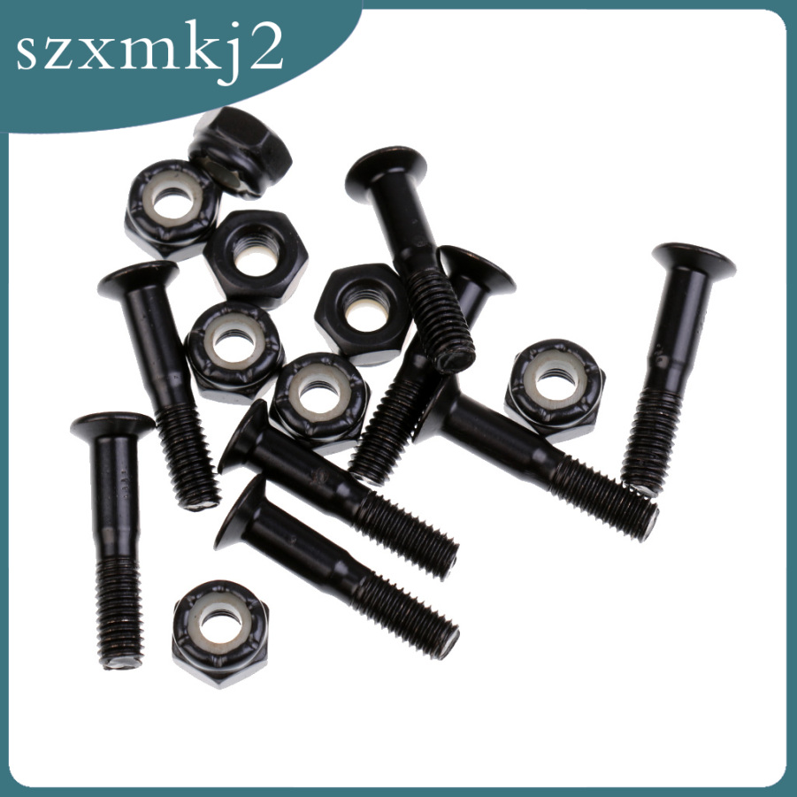 Set 8 Ốc Vít 25mm Màu Đen Chuyên Dụng Cho Ván Trượt szxmkj2
