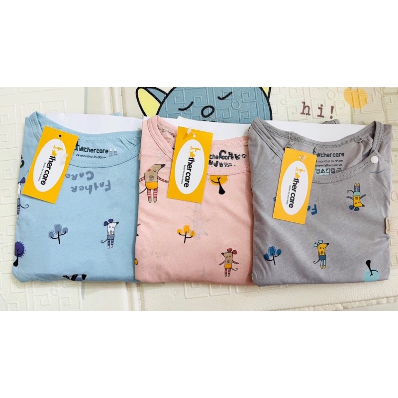 [ Father Care/ Chính Hãng] Bộ cotton mỏng nằm điều hòa cho bé