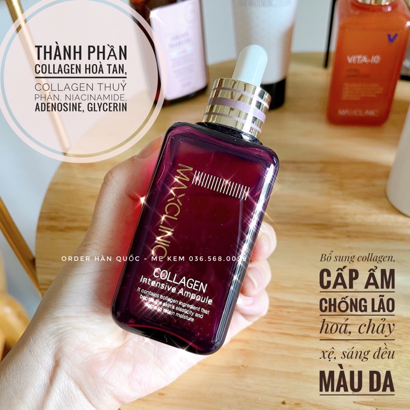 Tinh chất Collagen tươi chống lão hoá và làm sáng da Maxclinic