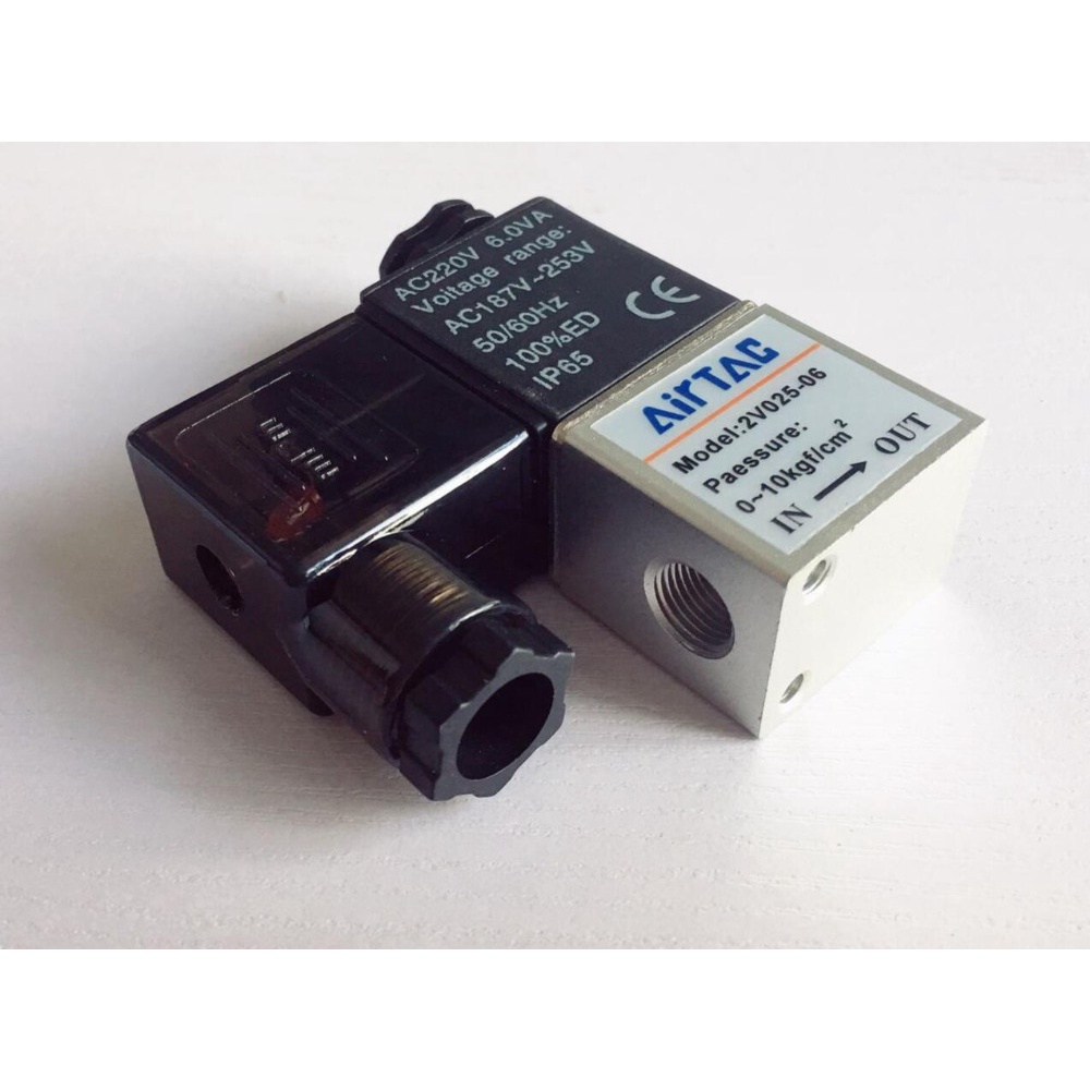 Van điện 2v025 đóng mở khí nước điện 220v 24v 12v 110v