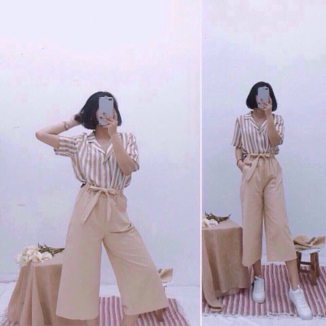 QUẦN KAKI ỐNG RỘNG CÓ ĐAI hàng đẹp