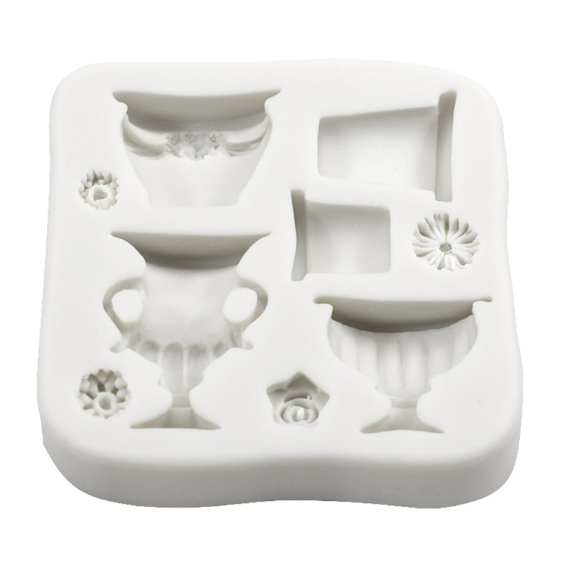 Khuôn Làm Bánh / Xà Phòng / Sáp / Nến Hình Hoa Tinh Tế