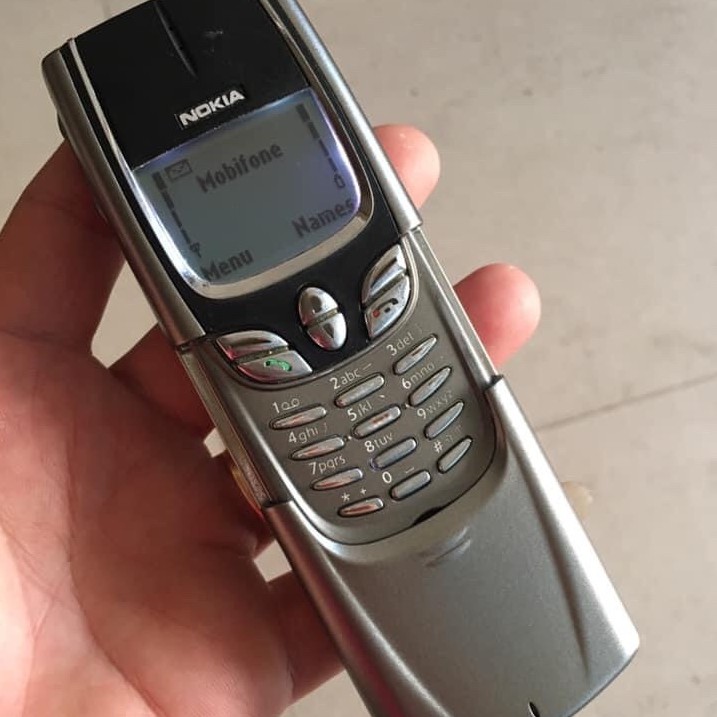 Điện thoại Nokia 8850 Vỏ Nhôm Nắp Trượt Chính Hãng Loa To, Nghe Gọi Rõ Ràng – Bảo Hành 12 Tháng