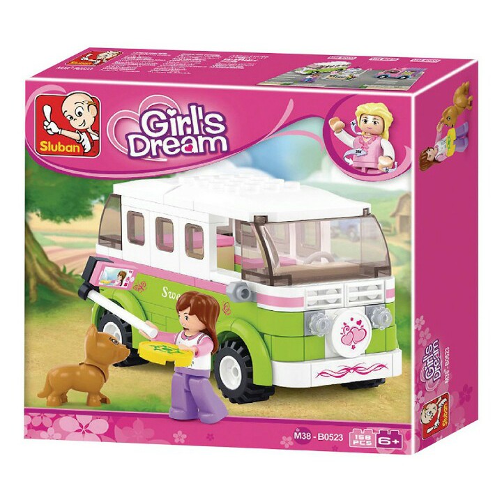 Đồ Chơi Lắp Ráp Sluban - Girl's Dream - Xe Cắm Trại M38-B0523
