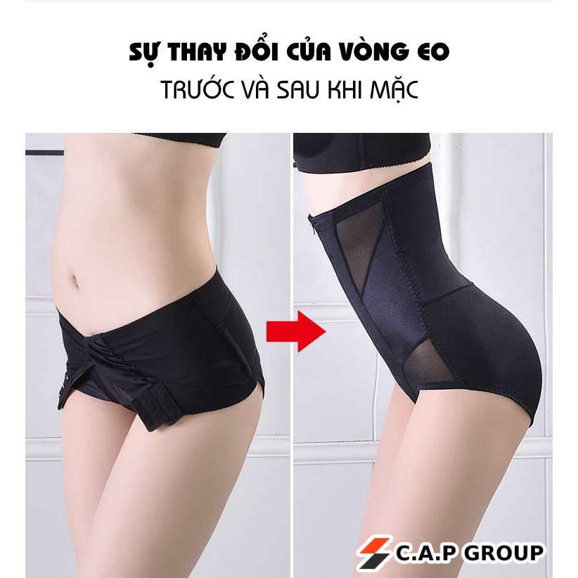 Quần gen nịt bụng định hình nâng mông mặc váy khoá kéo trước chống cuộn chất đẹp cao cấp | BigBuy360 - bigbuy360.vn