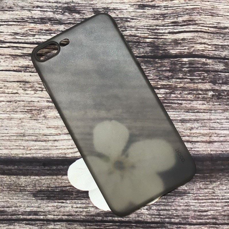 Ốp lưng iPhone 7/8, iPhone 7 Plus/8 plus chính hãng HOCO lụa nhám cao cấp siêu mỏng chống vân tay, đen nhám, trắng nhám