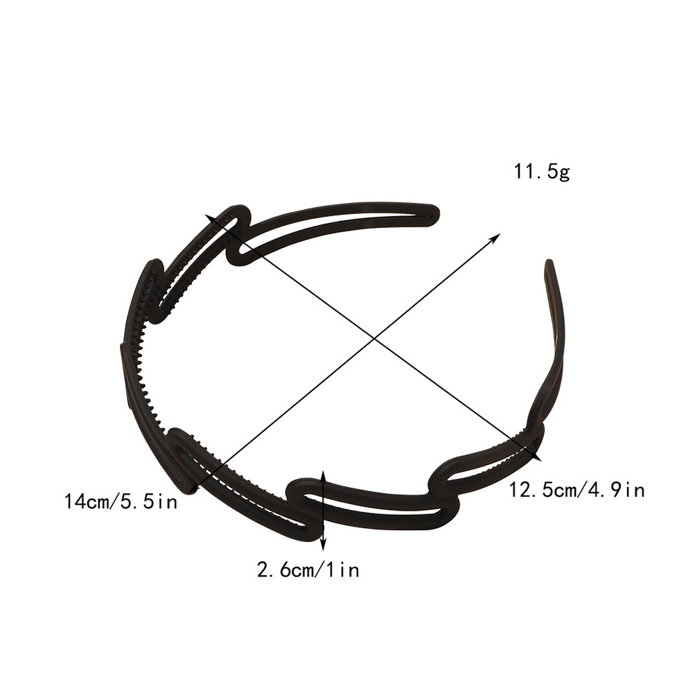 Cài tóc Haimeikang màu trơn đơn giản thời trang dành cho nữ