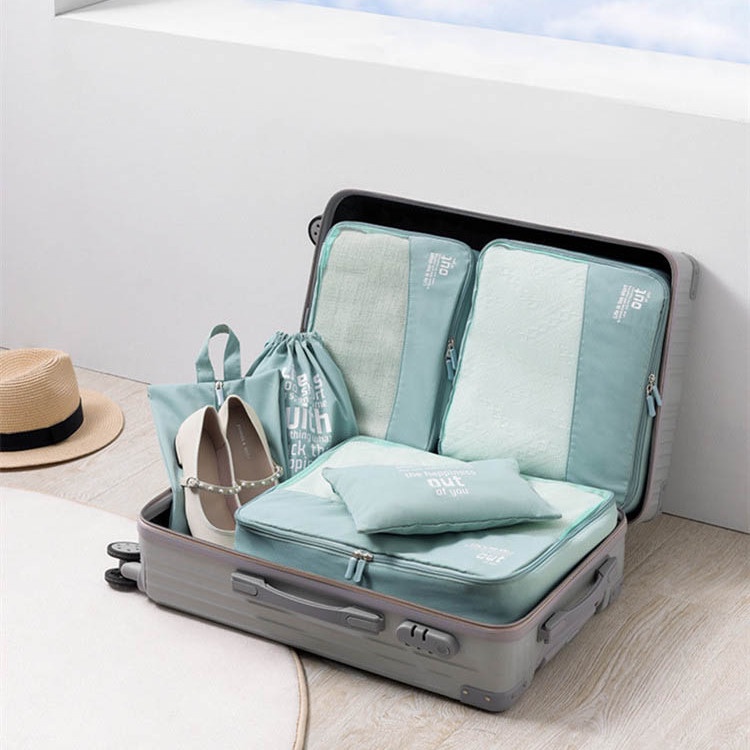 Set 6 Túi Đựng Đồ Đa Năng Có Khóa Kéo Tiện Dụng