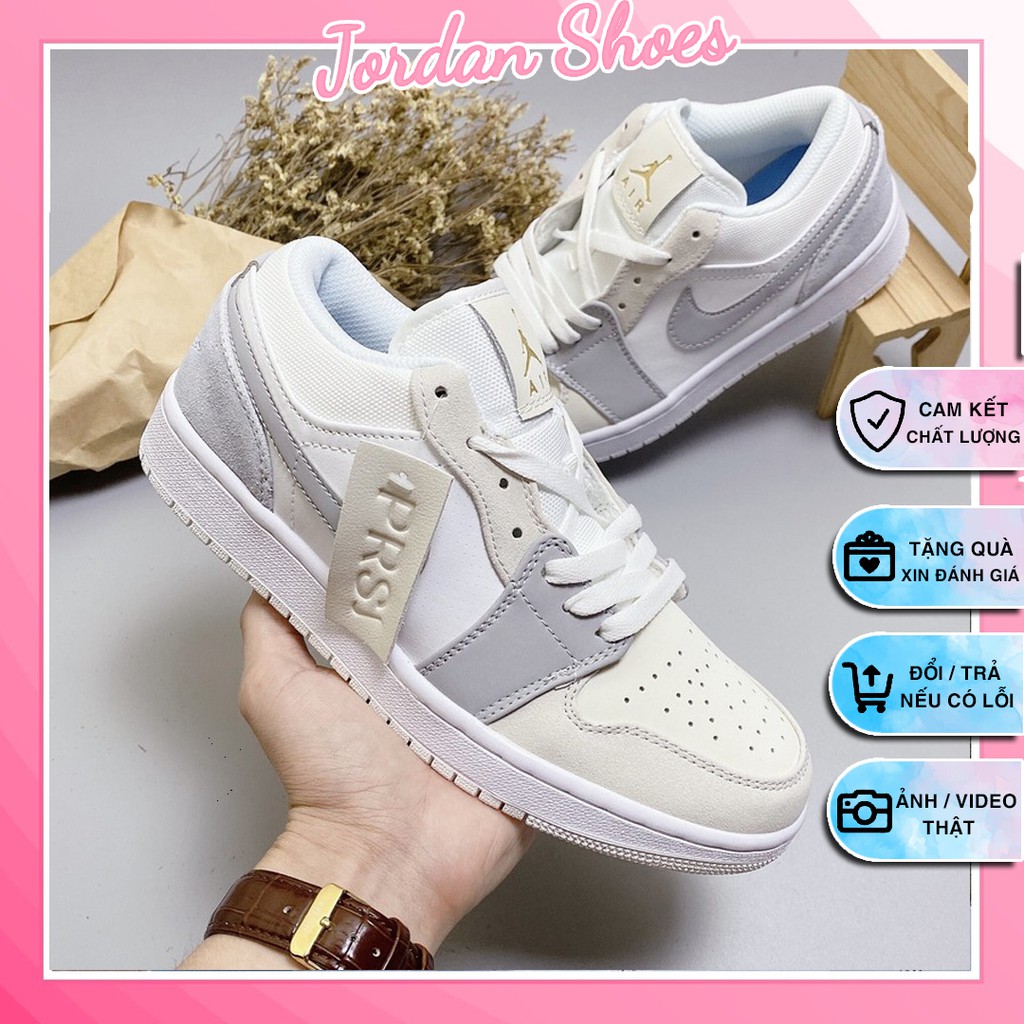 Giày 𝐉𝐨𝐫𝐝𝐚𝐧 𝐜ổ 𝐭𝐡ấ𝐩 ✿BẢN ĐẸP✿ Giày 𝐉𝐨𝐫𝐝𝐚𝐧 1 Paris Xám Xanh cổ thấp nam nữ HOT 2021
