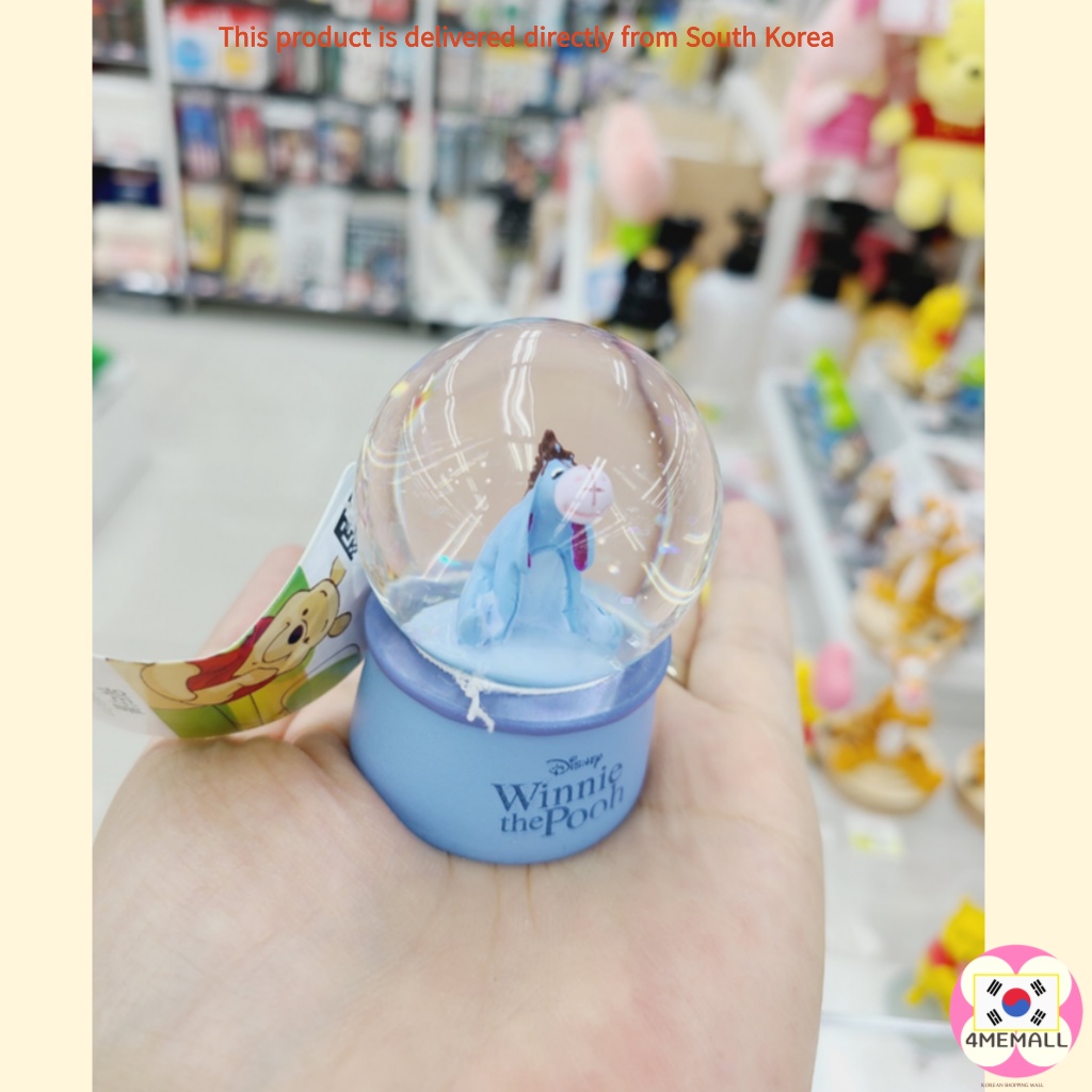 Quả cầu pha lê nhỏ để bàn trang trí hình nhân vật Disney Winnie the Pooh dễ thương làm quà tặng sinh nhật