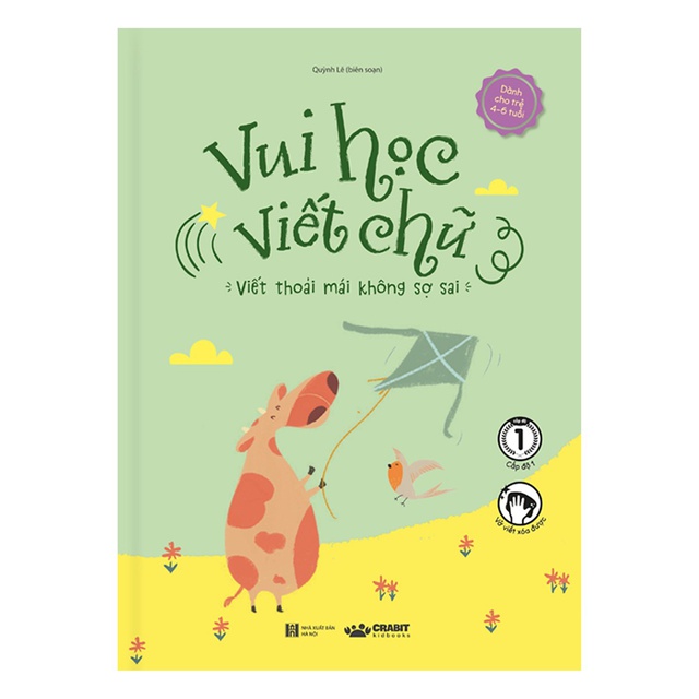 Sách - Combo Vui Học Viết Chữ  +  Học Chữ Cùng Muôn Loài - Vở tập viết cho bé vào lớp 1 - Crabit Kidbooks