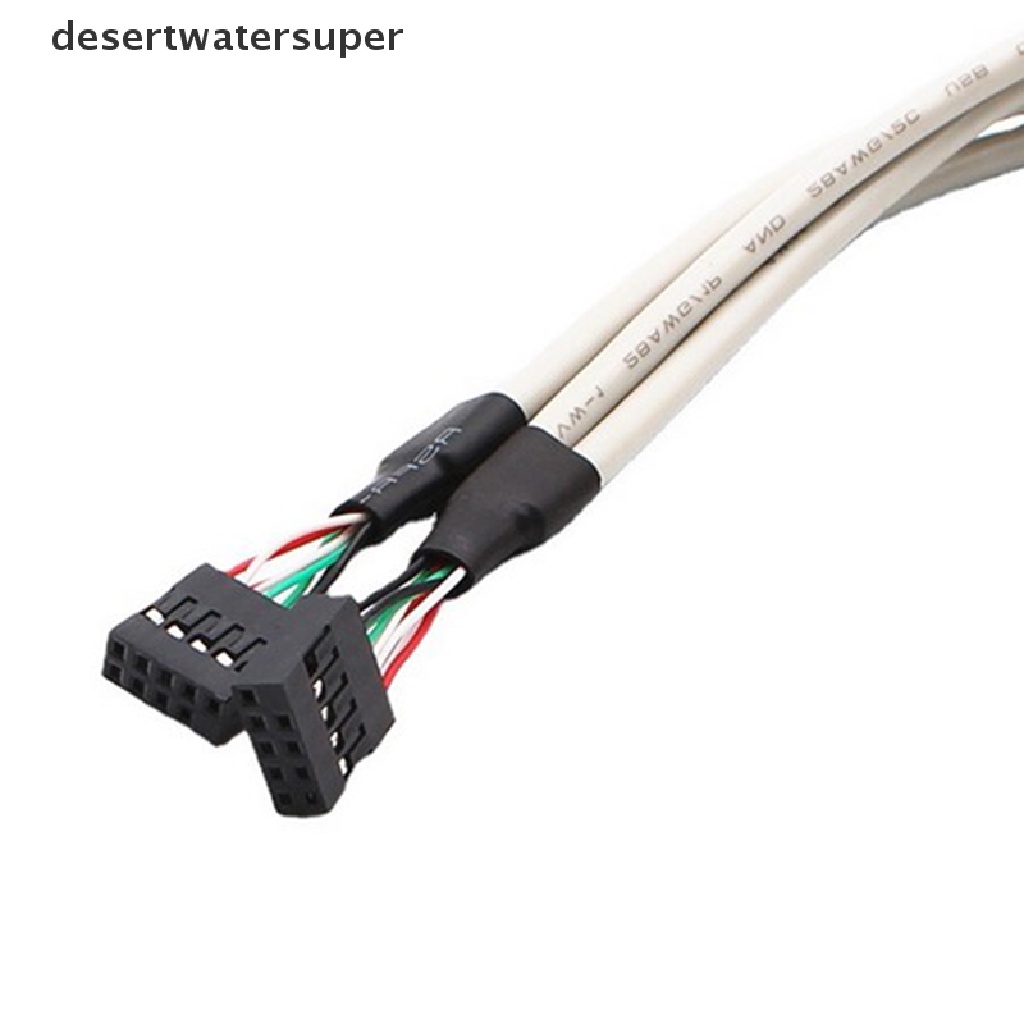 DSVN Mainboard 2 Port Bracket Extension Cable Adapter for Computer Rear Panel Bracket .