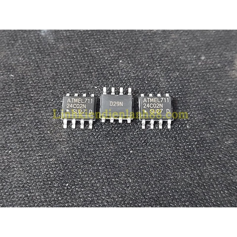 (5 CON) IC Nhớ AT24C02N 24C02 SOP8 MỚI