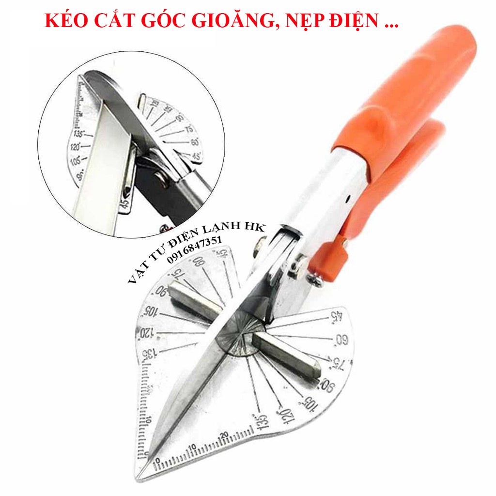 [CAO CẤP] Kéo cắt góc gioăng cao su - nẹp nhựa điện - kìm cắt góc điều chỉnh - góc vuông