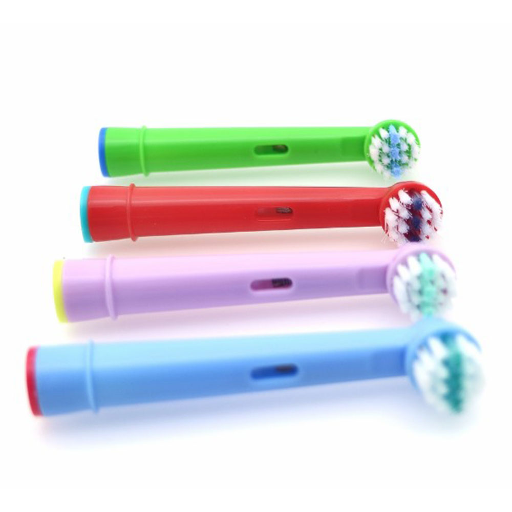 Set 4 Đầu Bàn Chải Đánh Răng Điện Thay Thế Tiện Dụng Cho Trẻ Em
