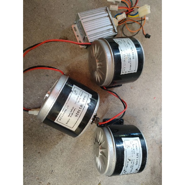 Động cơ moto 36v 300w chổi than dùng cho xe cào cào, xe monster cukake