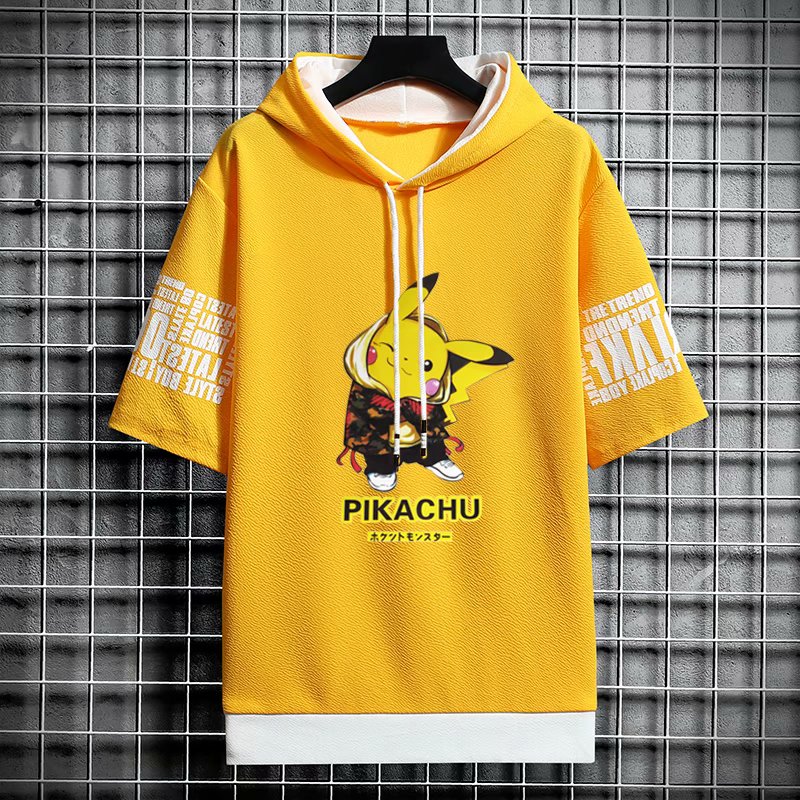 Áo Hoodie Ngắn Tay Form Rộng Phong Cách Hàn Quốc Dành Cho Nam | BigBuy360 - bigbuy360.vn