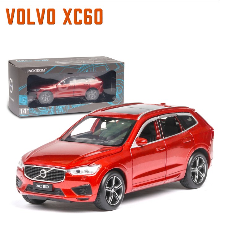 Xe mô hình ô tô Volvo XC60 tỉ lệ 1:32 xe đồ chơi trẻ em - xe ô tô làm bằng kim loại mở được cửa xe có đèn và âm thanh