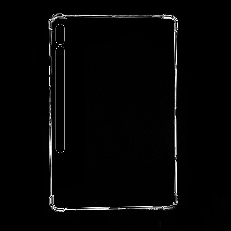Ốp lưng Máy Tính Bảng Samsung Galaxy Tab S7 2020 SM-T870 SM-T875 11" Chống sốc silicon chống bám Trong mờ Vỏ, Bao