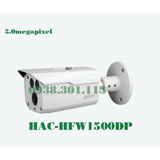 Camera hdcvi hồng ngoại 5.0 megapixel dahua hac-hfw1500dp-s2