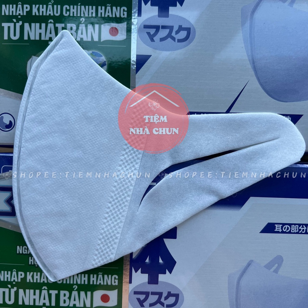 [CHÍNH HÃNG] Khẩu trang Unicharm 3D Mask Virus BLock size M ngăn Virus hộp 100 miếng