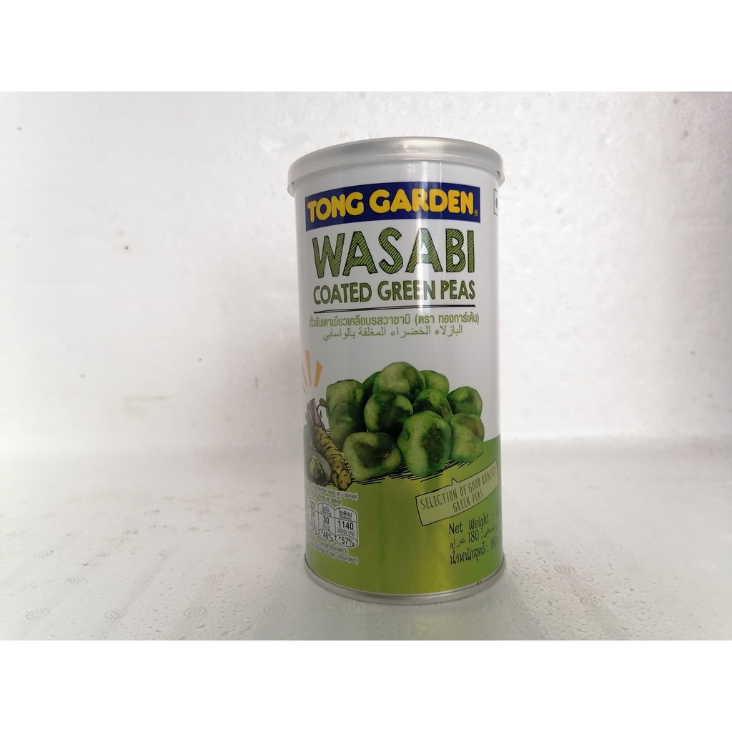 [180g] Đậu Hà Lan vị mù tạt [Thailand] TONG GARDEN Wasabi Coated Green Peas (halal) (bph-hk)