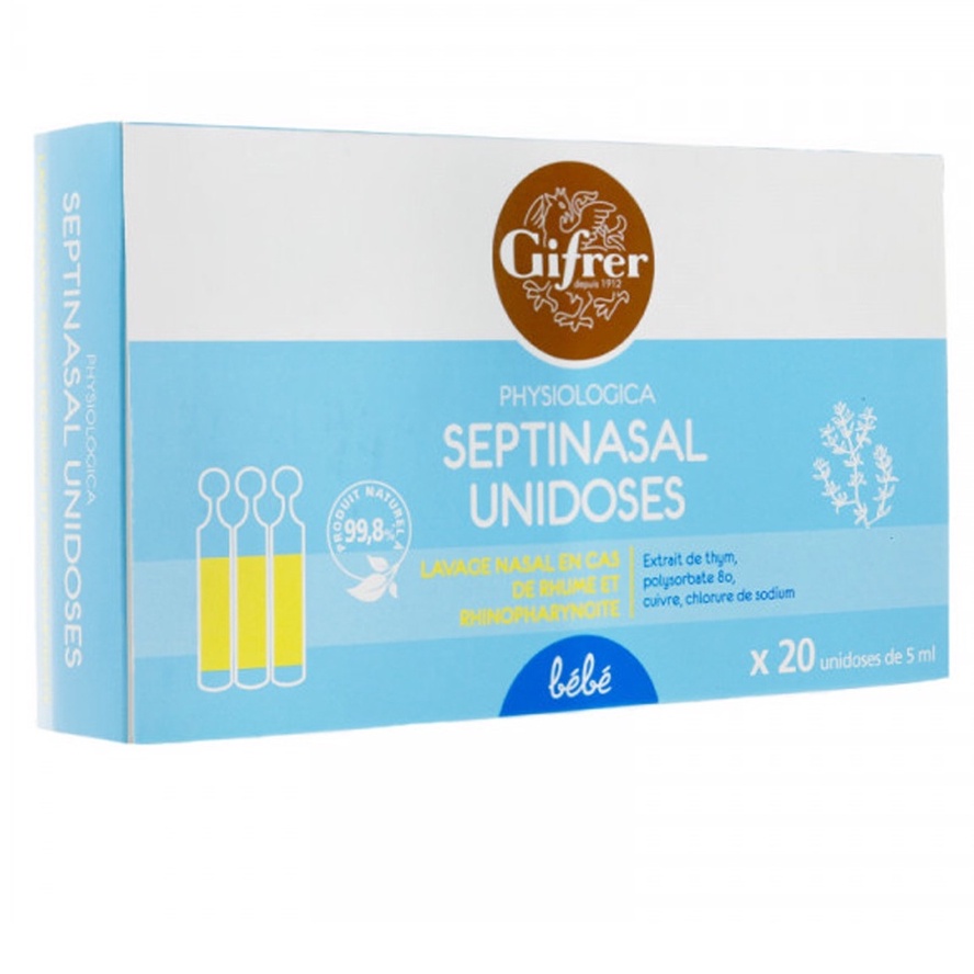 Nước muối sinh lý Physiodose, Gifrer (Pháp) cho trẻ sơ sinh mesocshop