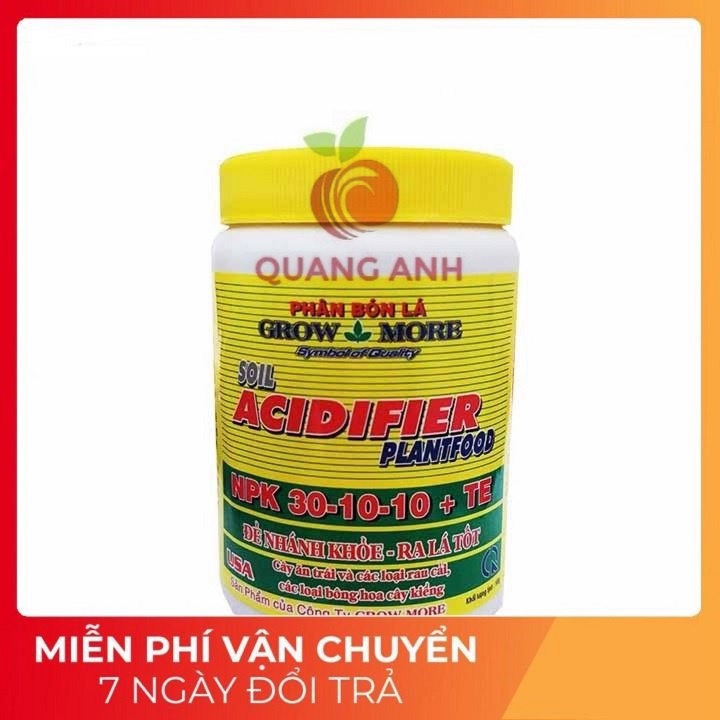 Phân Bón Lá Kích Đẻ Nhánh - Ra Lá Nhiều Grow More 30-10-10 + TE - Chai 100Gr