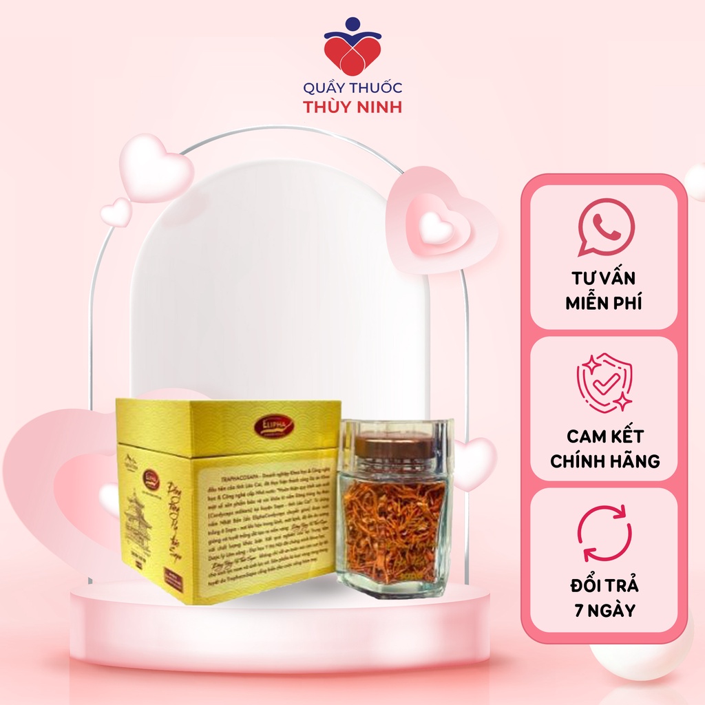 Đông trùng hạ thảo Sapa sấy khô điều hòa huyết áp, tim mạch lọ 20g - 1234537