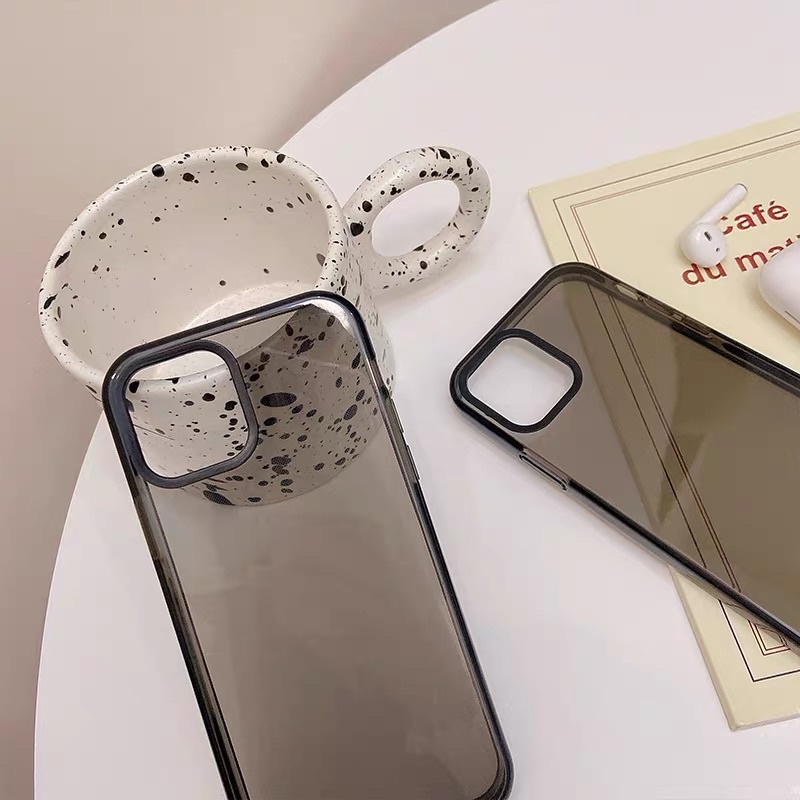 A87 Ốp iphone chống sốc Black kiểu dáng basic chống bẩn