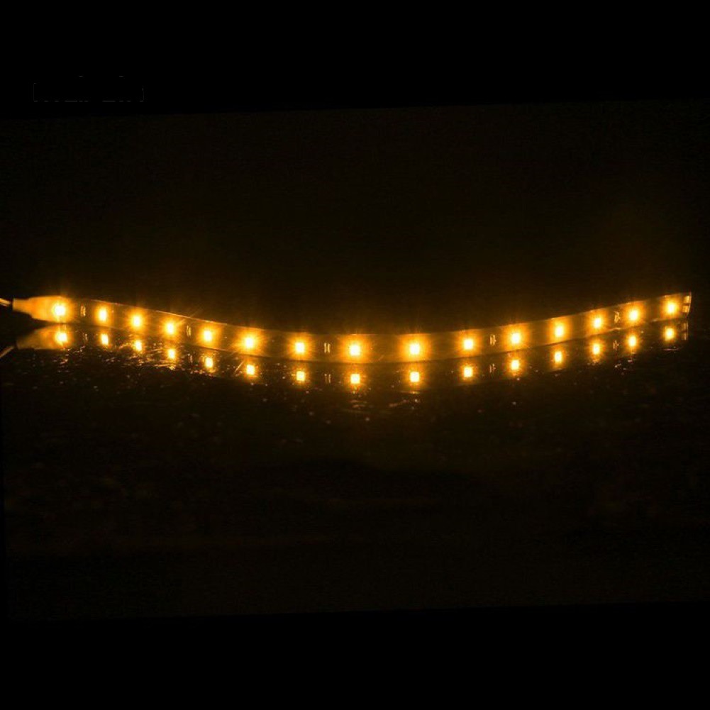 Dây Đèn Led 15 Bóng 3528smd Chống Thấm Nước Trang Trí Xe Hơi