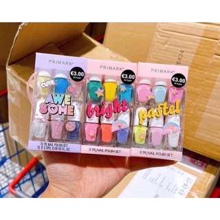 Set 12 hũ sơn móng tay cho bé hàng pháp primark nail polish shiro neko