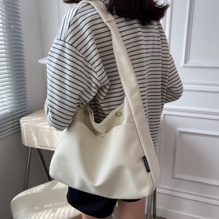 Túi đeo vai ENVIROSAX vải canvas sức chứa lớn kiểu dáng đơn giản