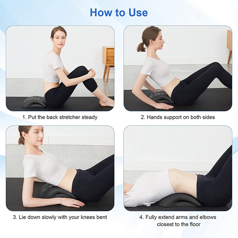 Đệm Xốp Kéo Căng Lưng Dưới Hỗ Trợ Giảm Đau Lưng Cột Sống