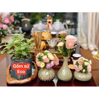 Bình hoa mini - 🌹- gốm sứ bát tràng 🌿