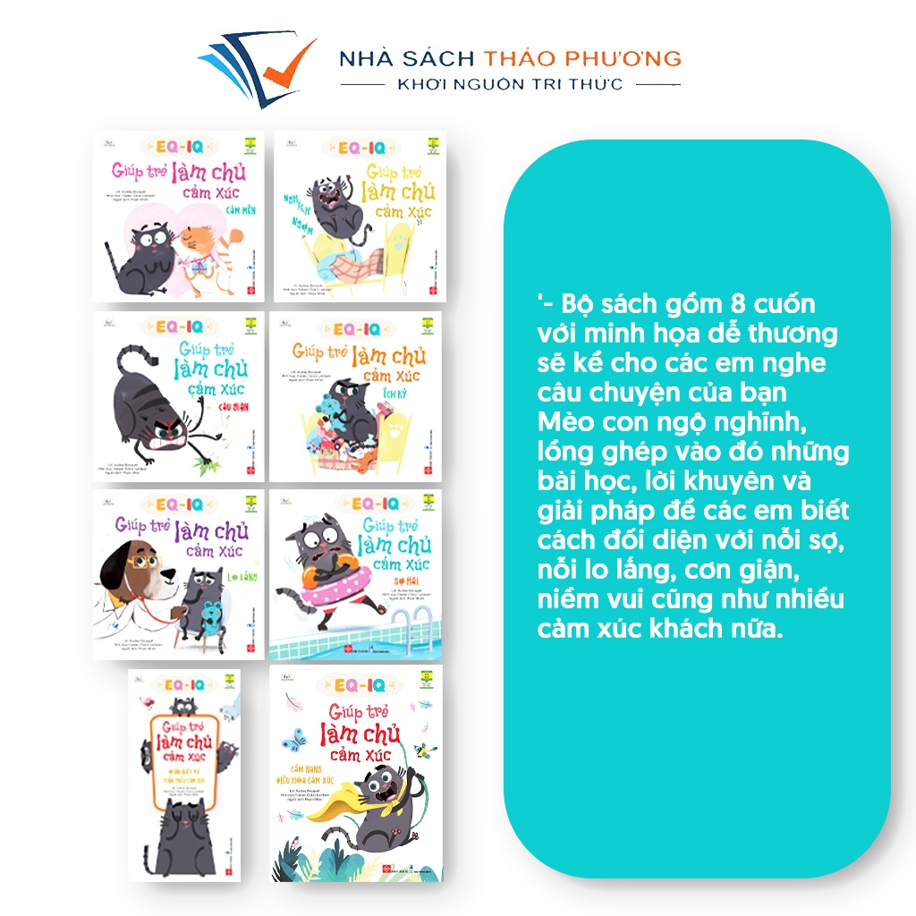 Sách - EQ-IQ giúp trẻ làm chủ cảm xúc cho bé từ 3-9 tuổi