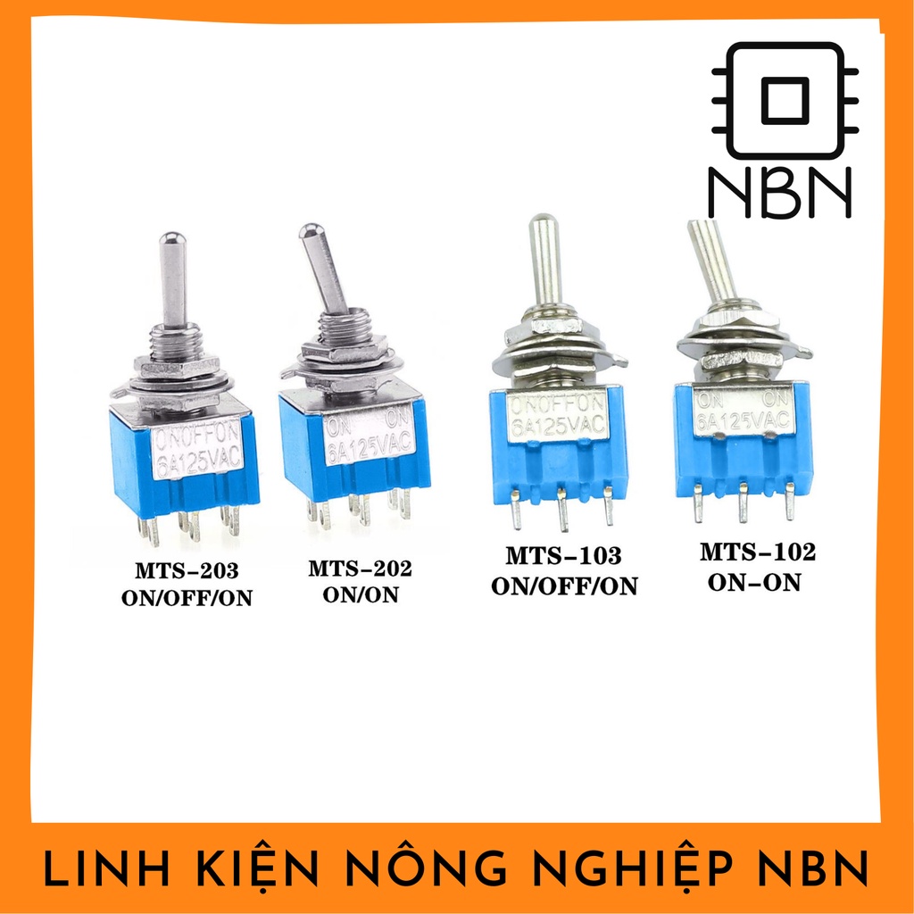 Công tắc gạt MTS-102⭐MTS-103⭐MTS-202⭐MTS-203⭐3A-250V/6A-125V