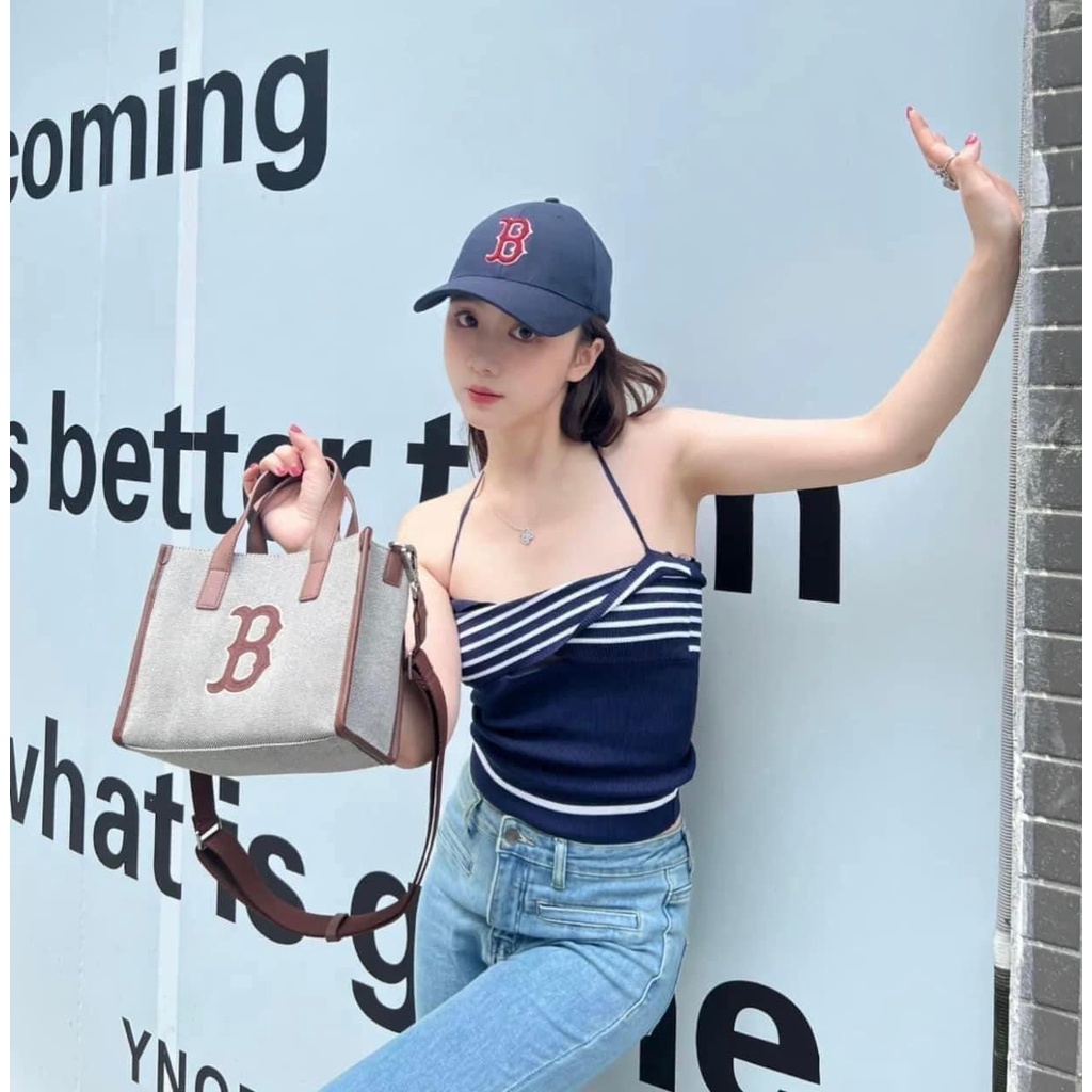 ✅ Túi Đeo Chéo MLB Basic Big Logo Canvas Small Tote Bag 3AORS062N-50BKS | HÀNG CÓ SẴN | MẪU MỚI NHẤT