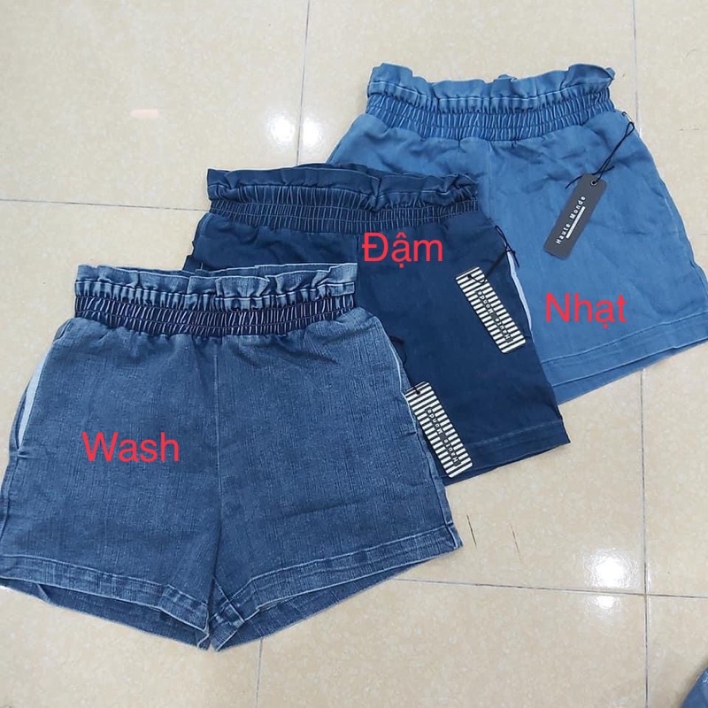 [VANA SHOP] short denim lưng chun co giản