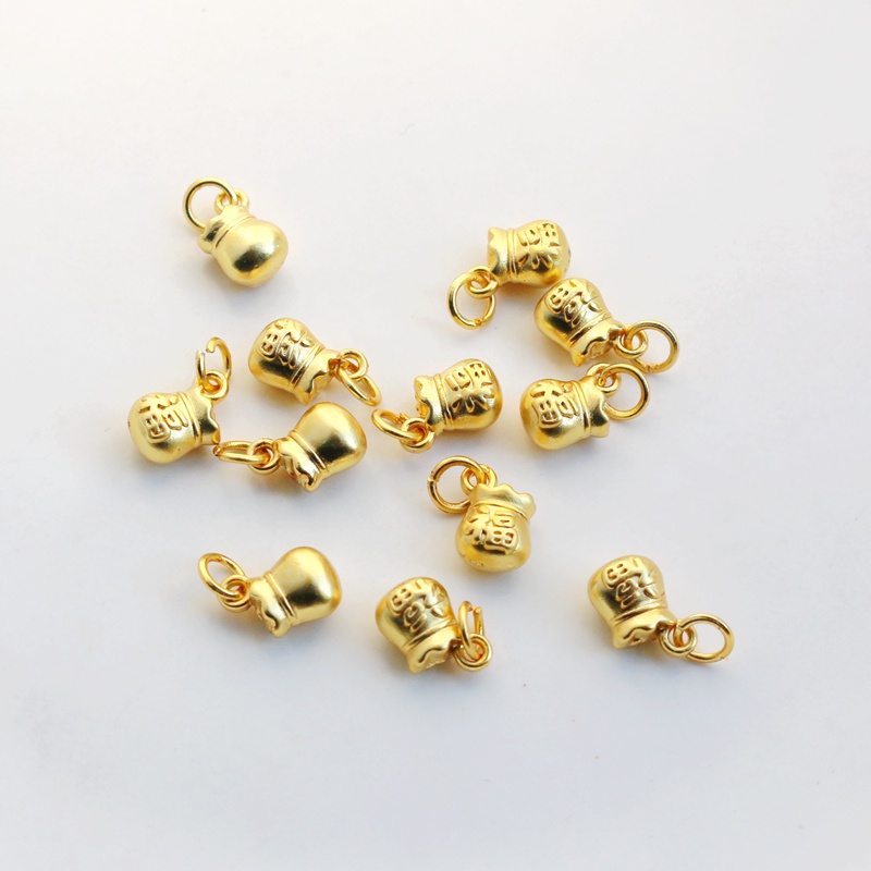 Hạt Mạ Vàng 18K Nhám Nhiều Màu Sắc Dùng Làm Trang Sức Thủ Công diy