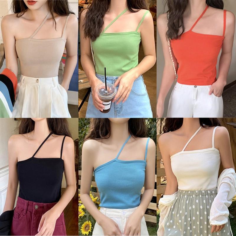 [Mã FASHIONT4WA2 giảm 10K đơn 50K] Áo dây chất dệt kim thời trang sành điệu cho nữ | BigBuy360 - bigbuy360.vn