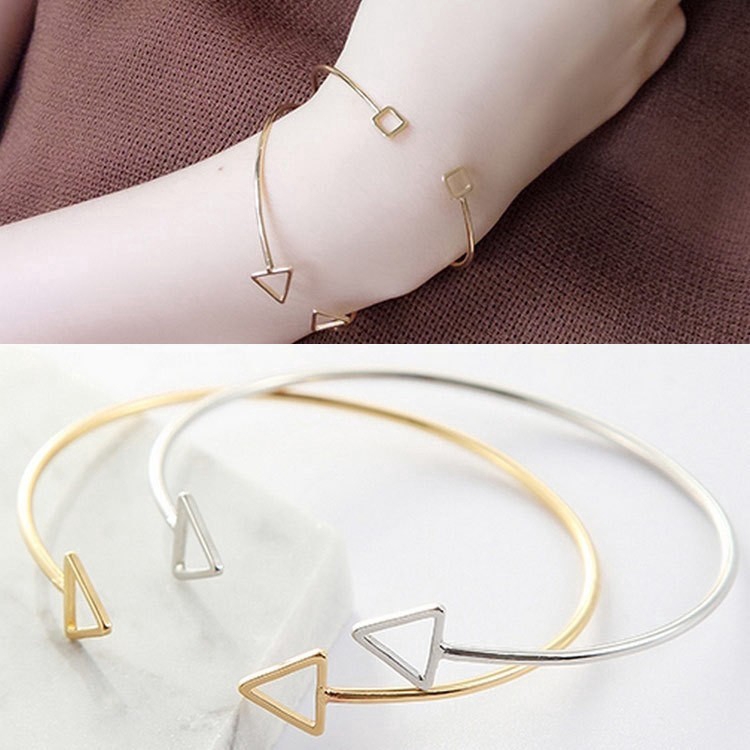 Vòng tay hợp kim mở nhỏ xinh dễ thương dành cho nữ