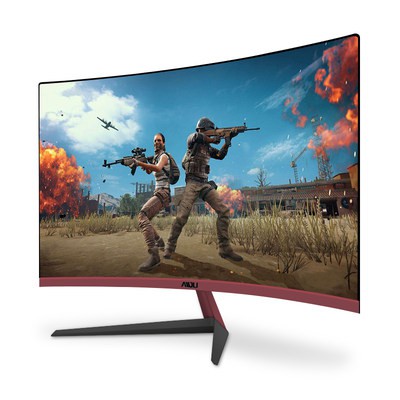 Ái độ 27 inch siêu HD Màn hình máy tính màn hình cong không có đường viền 22/24 eSports Màn hình hiển thị trò chơi 1080P