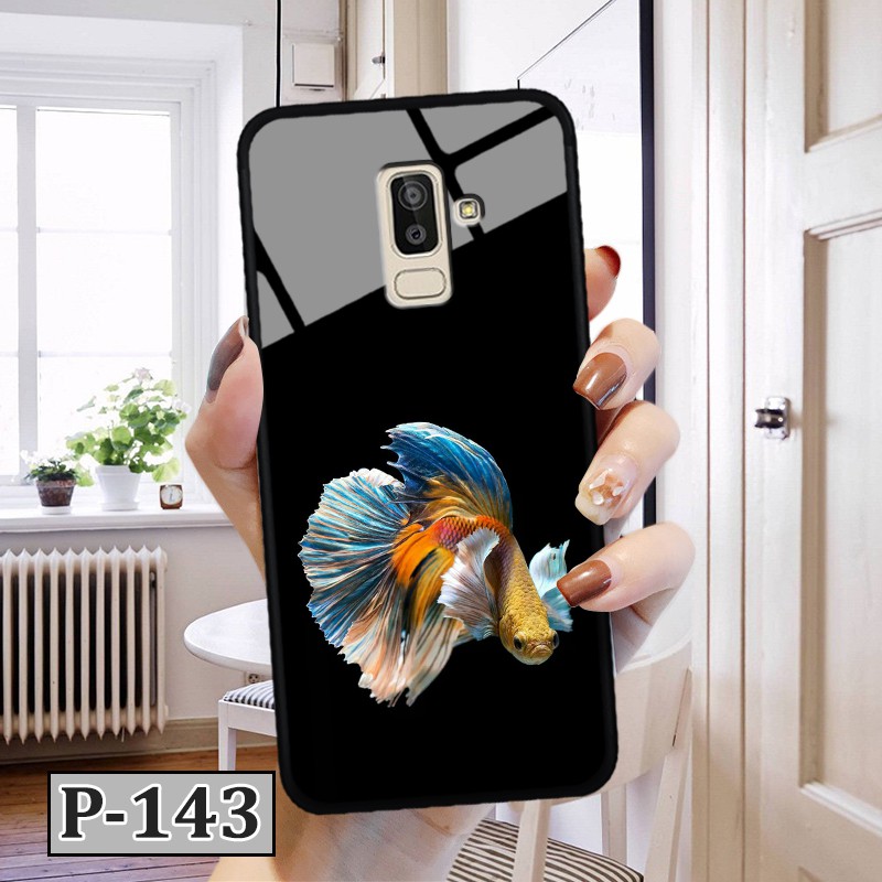 [Mã ELORDER5 giảm 10k đơn 20k] Ốp Samsung Galaxy J8 - lưng kính in hình 3D