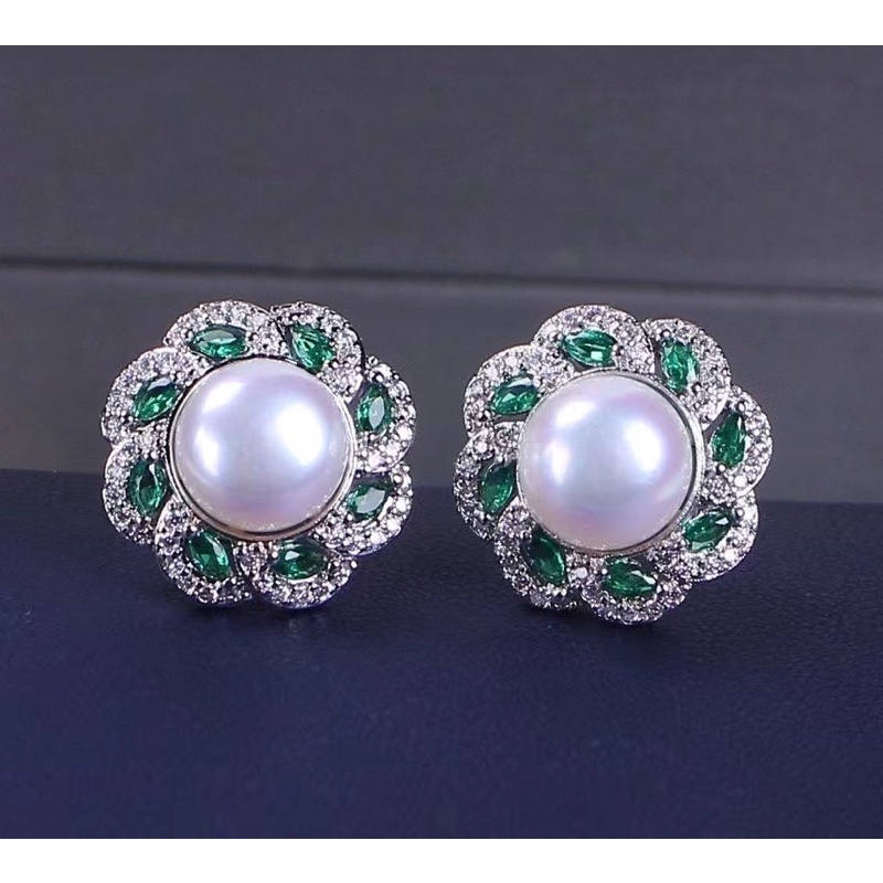 Bông tai trai thật kèm kiểm định Nhật