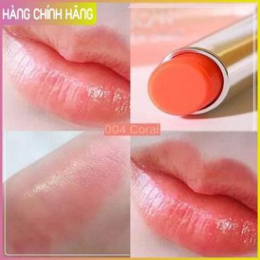 [Hàng Chuẩn Auth 100%] Son Môi  Son Dưỡng Dior Addict Lip Glow 001 Pink 004 Fullsize Fullbox