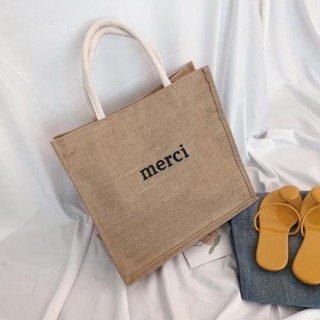 -Túi Cói Merci Siêu Hot Hit ! đi biển,đi chợ,đi chơi.