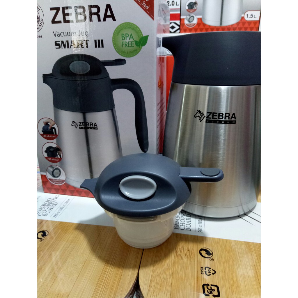 BÌNH GIỮ NHIỆT SMART III 1.5L - THIẾT KẾ THÔNG MINH ZEBRA-112948